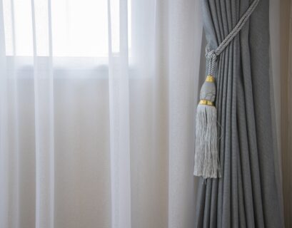 A Curtain with a Curtain Tieback